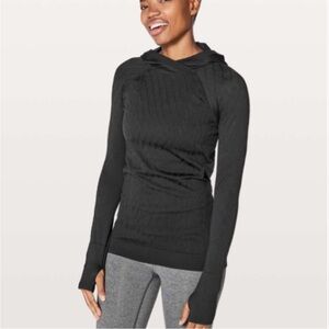 Lululemon restless hoodie Black Hooded Sweater